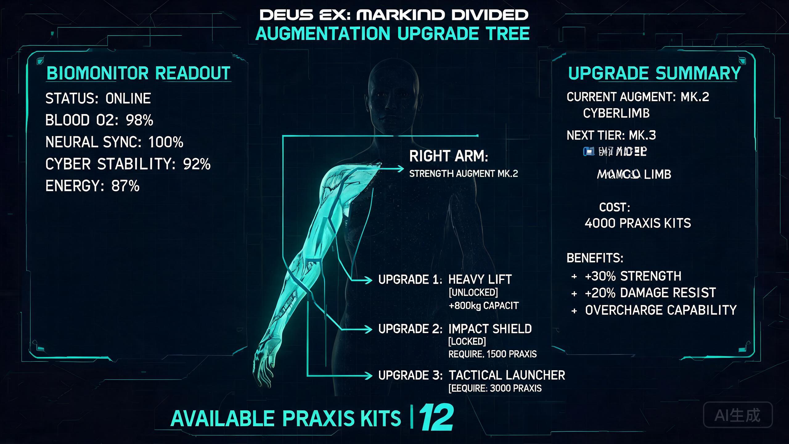 Deus Ex 改造界面