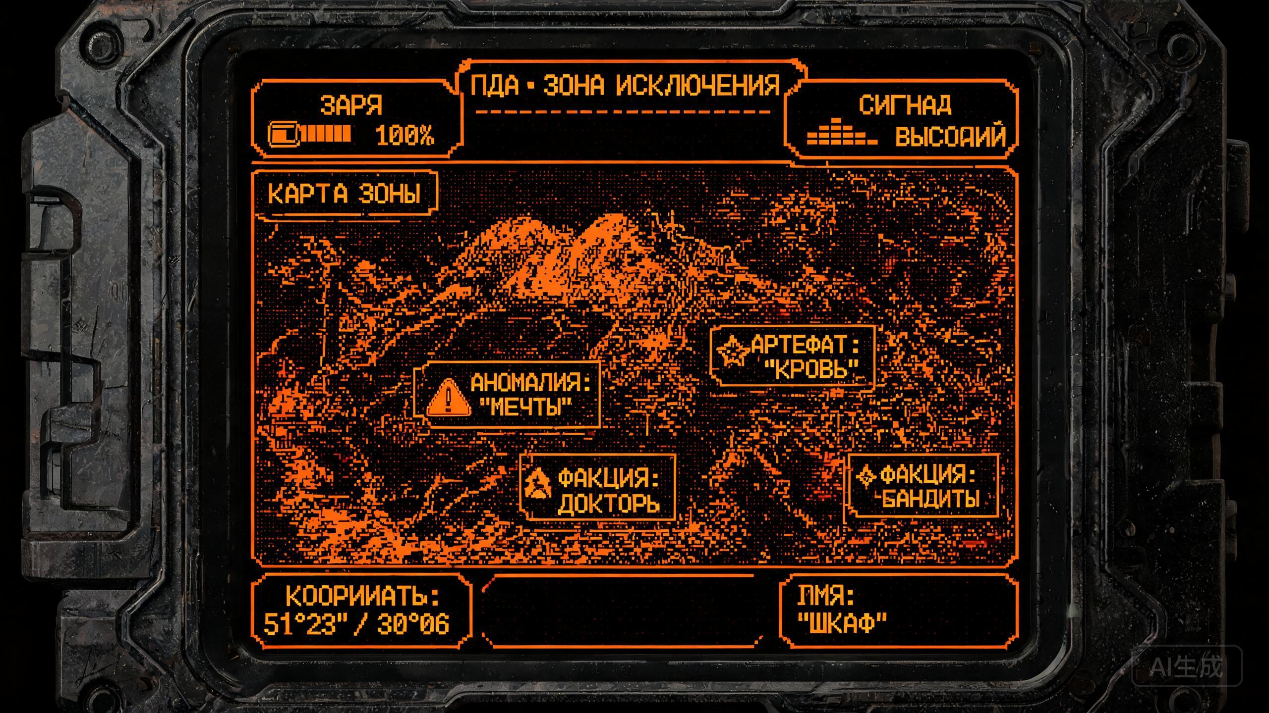 S.T.A.L.K.E.R. PDA 界面