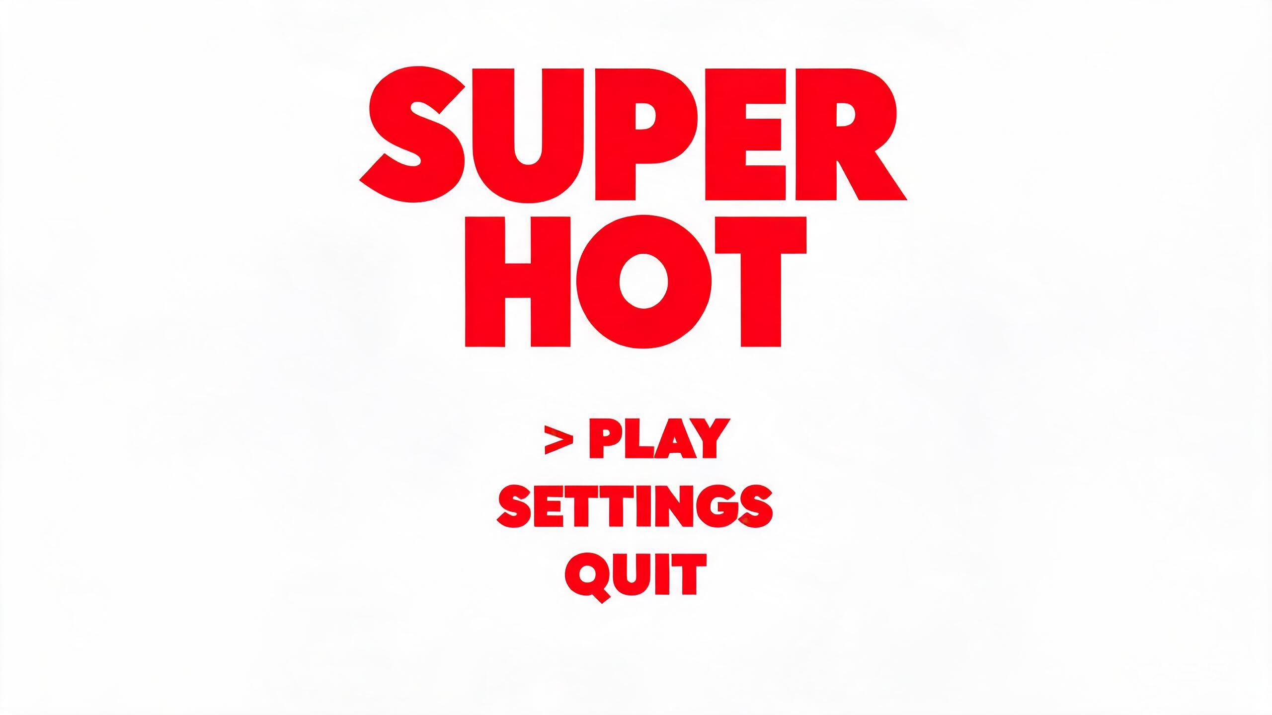 Superhot 极简 UI
